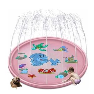 Splash Pad Sprinkler for Kids 68” Inches Wading Pool